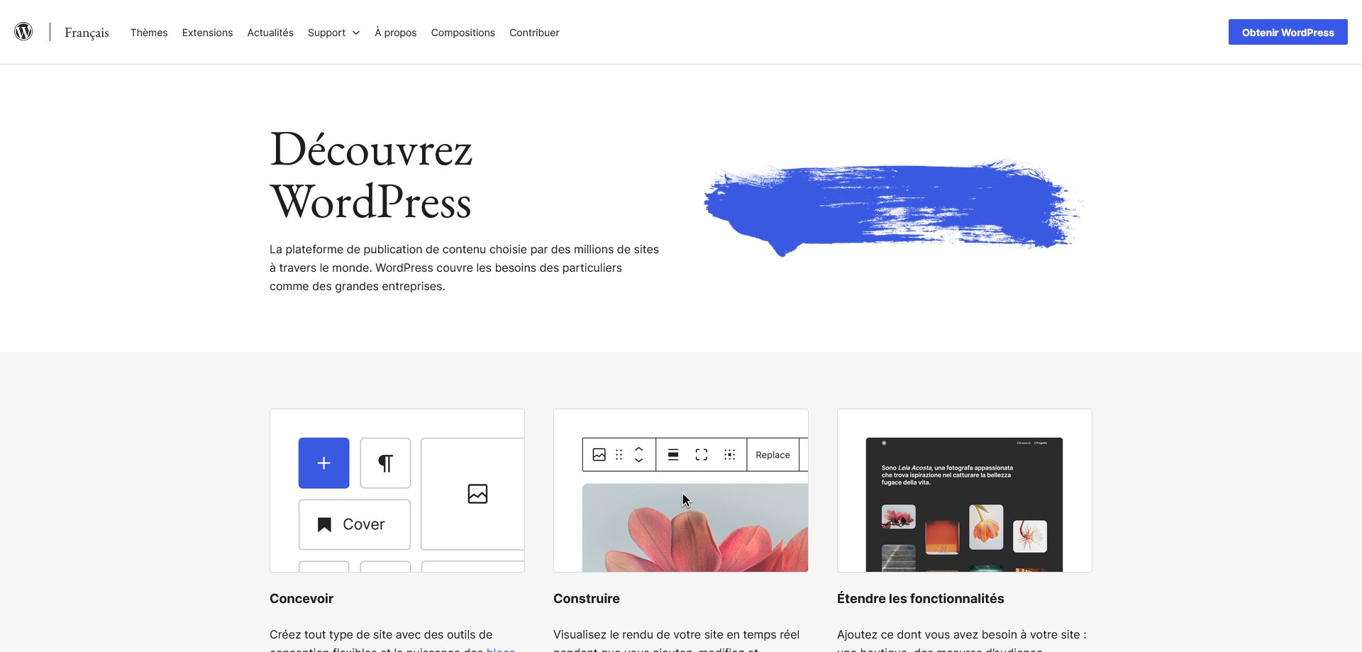 découvrez WordPress