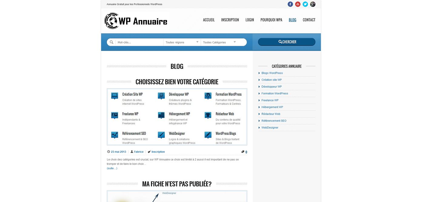 WP Annuaire