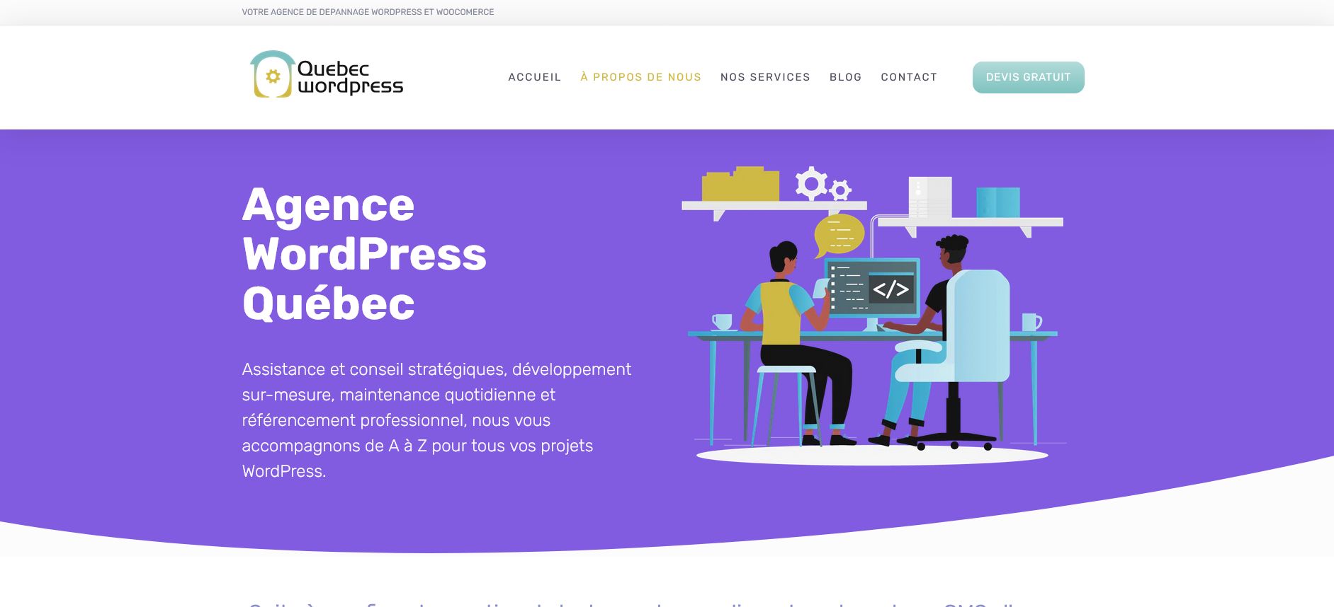 Quebec WordPress