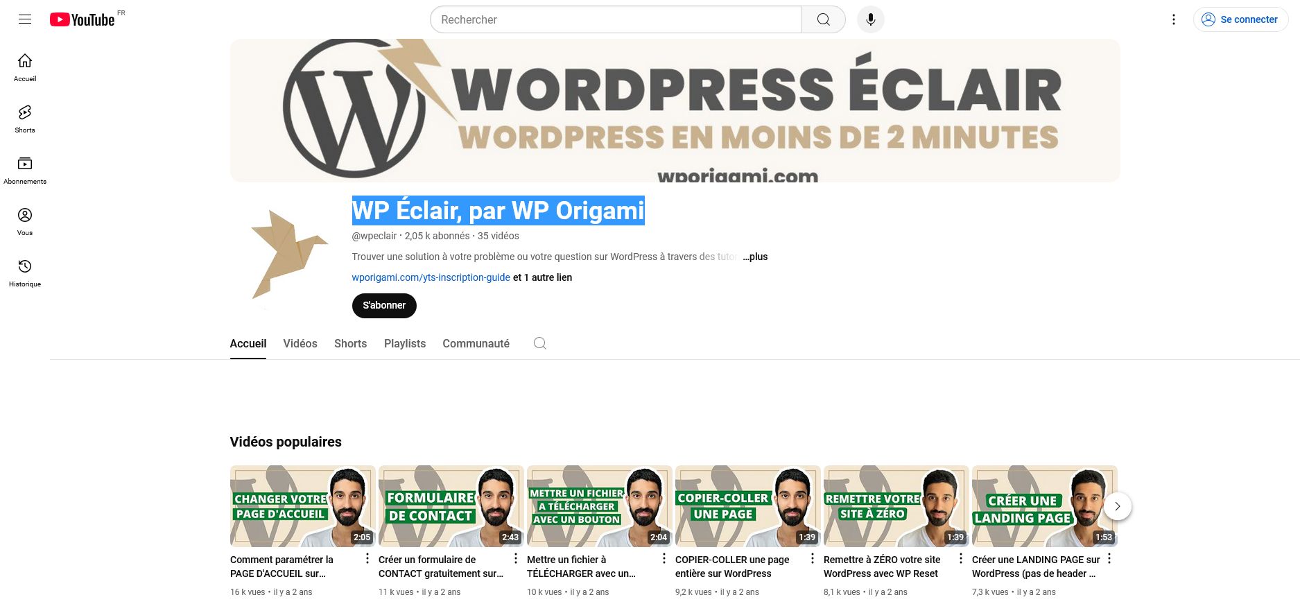 WP Eclair par WP Origami